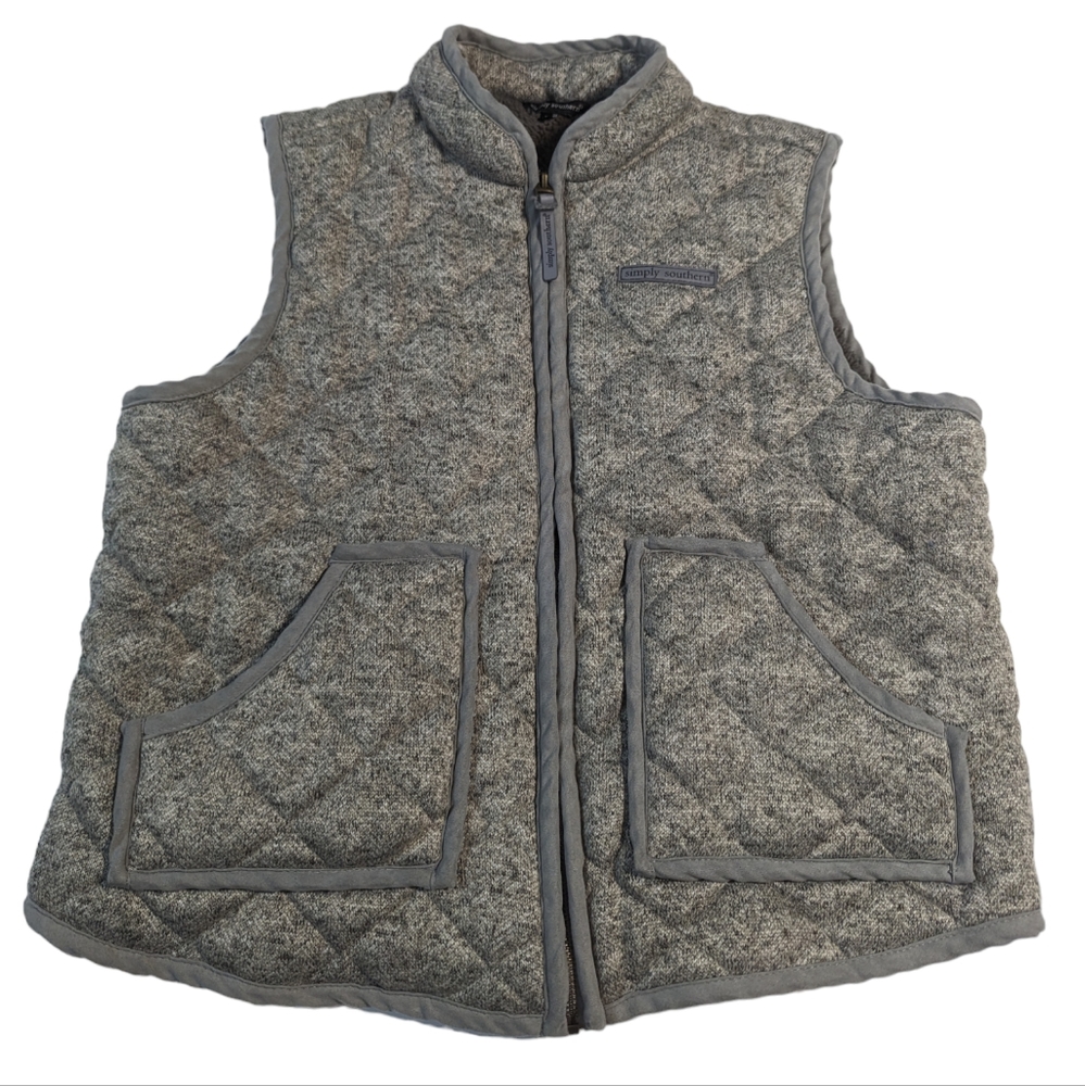 Simply Southern Quilted Vest Size Medium